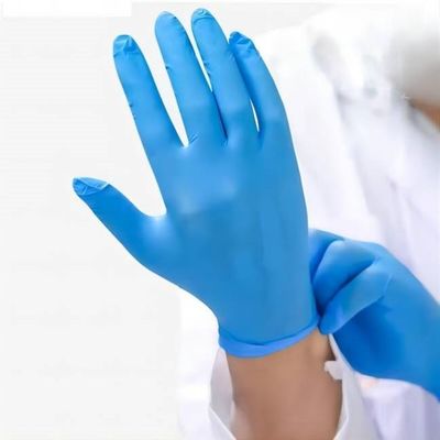 अच्छी कीमत सीई ब्लैक सुरक्षात्मक डिस्पोजेबल दस्ताने नाइट्राइल दस्ताने ब्लू डिस्पोजेबल 3.5gr से 6.5gr ऑनलाइन